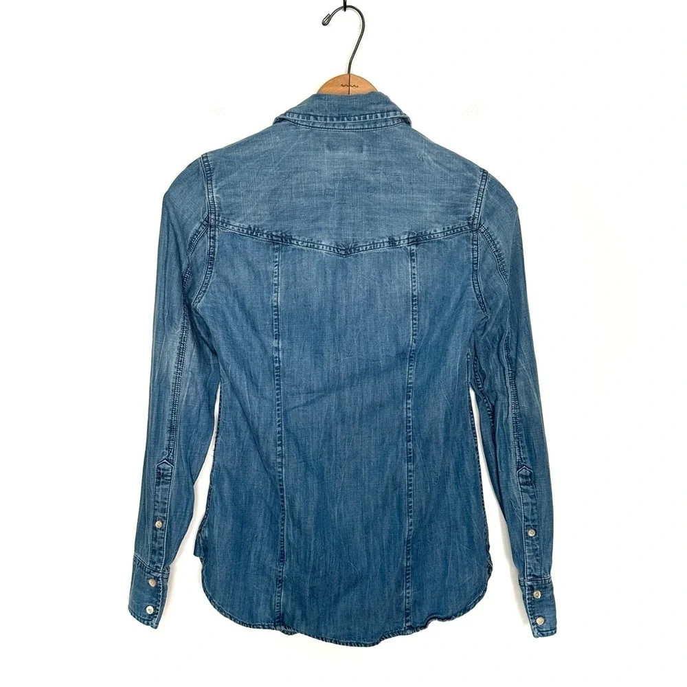 J. Crew | Chambray Button Down Shirt Size 00